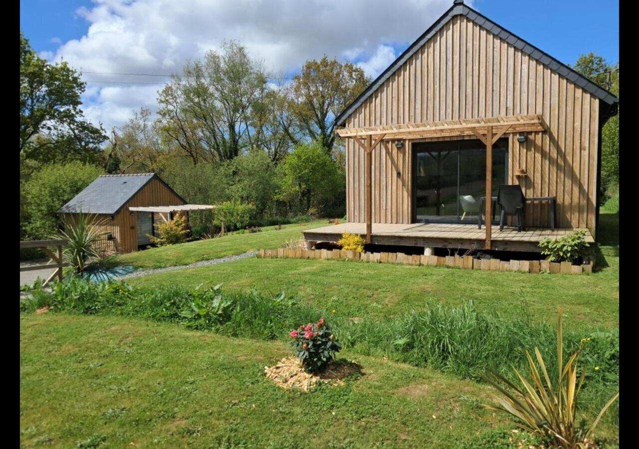 Chalets De Pont Cob Avec Spa Gouézec Eksteriør billede
